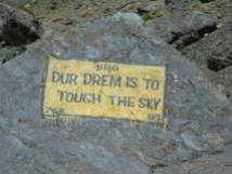 our dream is to touch the sky